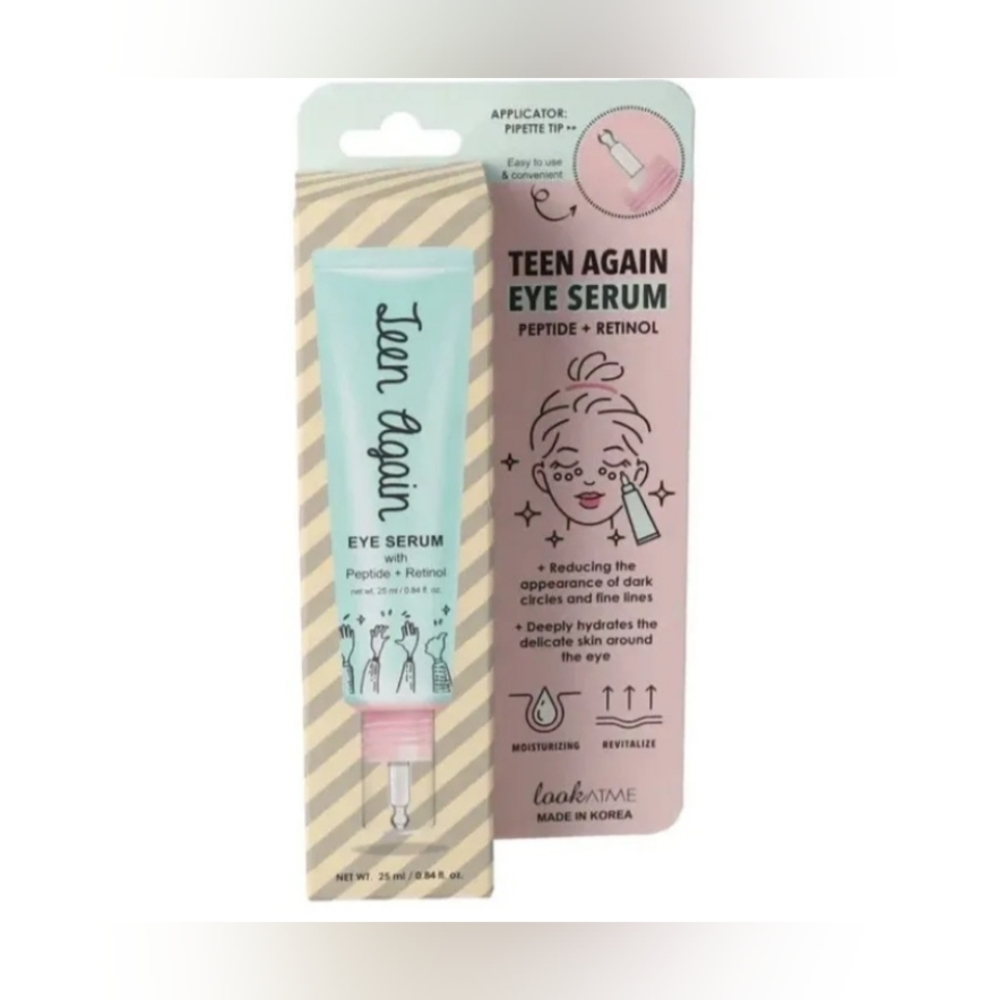 Look At Me Teen Again Eye Serum Peptide + Retinol 25ml NIB